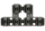 Midwest Industries Lever Stock Shell Holder Plate With 6 Shell Holders, Black, MI-LS-SHP-BUNDLE