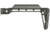 Midwest Industries Minimalistic Fixed Stock, Black, MI-MIN-F