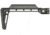 Midwest Industries Minimalistic Fixed Stock, Black, MI-MIN-F
