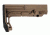 Mission First Tactical Battlelink Minimalist Stock Military For Mil Spec Size 1.148 Diameter Receiver Extensions Scorched Dark Earth