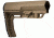 Mission First Tactical Battlelink Minimalist Stock Military For Mil Spec Size 1.148 Diameter Receiver Extensions Scorched Dark Earth