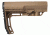 Mission First Tactical Battlelink Minimalist Stock Military For Mil Spec Size 1.148 Diameter Receiver Extensions Scorched Dark Earth