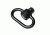 NcSTAR 1.5 in Quick Release Sling Swivel, Black, Single, AASWQRB