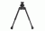 NcSTAR Bipod With Weaver Quick Release Mount/Universal Barrel Adapter Included/Notched Legs, BLACK ABUQNL
