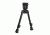 NcSTAR Bipod With Weaver Quick Release Mount/Universal Barrel Adapter Included/Notched Legs, BLACK ABUQNL