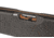 Negrini Compact Scoped Bolt Action Rifle Case, Black/Cognac Leather/Brown, L 45.5in x W 10.875in x D 3.25in 1619LUNGA/5517