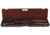 Negrini Compact Scoped Bolt Action Rifle Case, Black/Cognac Leather/Brown, L 45.5in x W 10.875in x D 3.25in 1619LUNGA/5517