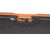 Negrini Deluxe Compact Scoped Bolt Action Rifle Case, Black/Cognac Leather Trim/Brown Interior, 1619LX/5287