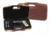 Negrini Leather Model 1911 Handgun Case, Coaba Brown Leather/Navy, 2018SPL/4836