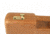 Negrini Luxury Handgun Case - 2 Gun, Nespola Leather Cover/Navy Interior, 2027PL-TAC/4845