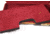 Negrini Luxury Handgun Case - 2 Pistols, Black/Nespola Leather Trim/Bordeaux Interior, 2027LX-TAC/4843