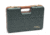 Negrini Luxury Handgun Case, Green/Cognac Leather Trim/Brown Interior, 2023LX-TAC/4841