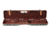 Negrini OU/SXS Deluxe Uplander Ultra-Compact Hunting Shotgun Case, Green/Cognac Leather Trim/Brown Interior, 16405LX/5493