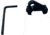 Osprey Global w/ Hook Sling Made to Fit Picatinny/Weaver Rail Sling Swivel, Black, SSH-OSP-SLG