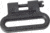 Outdoor Connection 1 1/4&quot; One Piece Black Sling Swivels BRT79201