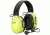 Peltor Ground Mechanic Head: Ground Mechanic Headset w/PTT, Hi-Viz Cups, NRR 25 dB MT7H79F-68-GB