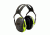 Peltor Over-the-Head Earmuffs, Black/Chartreuse, 10 EA/Case, One Size Fits Most XA007707863