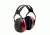 Peltor Over-the-Head Earmuffs, Black/Red, 10 EA/Case, One Size Fits Most XA007707855