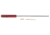 Pro-Shot One Piece Stainless Steel Pistol Cleaning Rod, .27 Caliber and Up, 8 in, Steel, 1PS-8-27/U