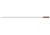 Pro-Shot One Piece Stainless Steel Rifle Rod, .27 Caliber and Up, 26 in, Steel, 1PS-26-27/U