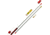 Pro-Shot Two Piece Stainless Steel Shotgun Rod Plus Stationary Handle, 10 Gauge-.410 Bore, 36 in, Steel, 2PS-36-10/410