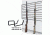 Pro-Shot Pro-Shot Vertical Long Gun Display, 10-Pack, VERTGD-10, Black, VERTGD-10