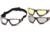 Pyramex XSG Shooting Glasses, Real Tree HardWood Frame, Clear,Gray, Amber Ballistic Lenses