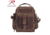 Rothco Canvas &amp; Leather Travel Shoulder Bag, Brown, 2815-Brown