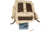 Rothco Canvas &amp; Leather Travel Shoulder Bag, Khaki, 28360-Khaki