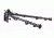 Rudolph Optics 13in.-27in. Black Aluminum Swivel Pivot Bipod, Black 6009880275168