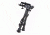 Rudolph Optics 9in.-13in. Black Aluminum Swivel Pivot Bipod, Black 6009880275151