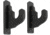 Rush Creek Creations 2-Piece Padded Gun Display Wall Hooks, Black, 38-5073
