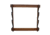Rush Creek Creations 3 Gun Wall Rack, Dark Walnut, 38-4041