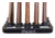 Rush Creek Creations 5-Gun Wall Rack with Smart Stock Technology, Black, 38-5005