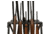 Rush Creek Creations Fold &amp; Go Aluminum 10 Gun Stand, Black, 38-5010