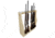Rush Creek Creations Free Standing Wood 7-Gun Storage Rack, Natural Pine Light, 39-4001