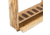 Rush Creek Creations Rustic Wood 6 Gun Storage Rack w/Accessory Compartment, Natural Pine Skip Peel, 37-0037