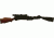 Sack-Ups Police Series Sheriff Rifle/Shotgun Swat Black 52 Inch 953