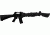 Sack-Ups Sand Viper Firearms Cover M-16 Black 701M16