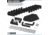 Savior Equipment 12-Slot Pistol Rack, Black, RK-HAND-XTWELVE-BK