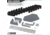 Savior Equipment 12-Slot Pistol Rack, Gray, RK-HAND-XTWELVE-GS