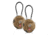 Savior Equipment 3 Digit Cable Lock, Pair, Dark FDE, Small, LK-ROUND-TN-DUAL