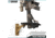 Savior Equipment 3-Slot Adjustable Wall Rack, RAL 8000 Tan, RK-WALL-ADX3-TN