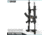 Savior Equipment 3-Slot Angle Adjustable Rafle Wall Rack, OD Green, 12in W x 3.5in H x 8.5in D, OD Green, Top: 12in W x 3.5in H x 8.5in D ; Bottom: 12.5in W, RK-WALL-ADX3-OG