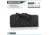 Savior Equipment American Classic Shorty Double Rifle Case, 28in, Black, RB-2812DG-V1-BK