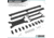 Savior Equipment Horizontal Wall Rack, Black, RK-ARC5FG-WM-BK