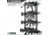 Savior Equipment Horizontal Wall Rack, Gray, RK-ARC5FG-WM-GS