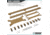 Savior Equipment Horizontal Wall Rack, RAL 8000 Tan, RK-ARC5FG-WM-TN