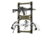 Savior Equipment Horizontal Wall Rack w/10 Hooks, Green, 43.5in H x 22.3in W x 0.75in D, RK-ARC5FG-WM-OG