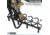 Savior Equipment Mobile Firearm Rack, Black, RK-RIF6-ST-BK